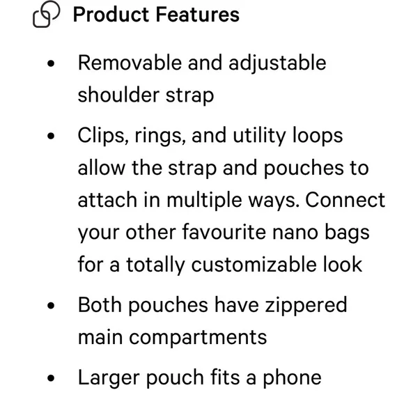 LULULEMON DUAL POUCH SLING
RAW LINEN/BONE - Picture 4 of 14